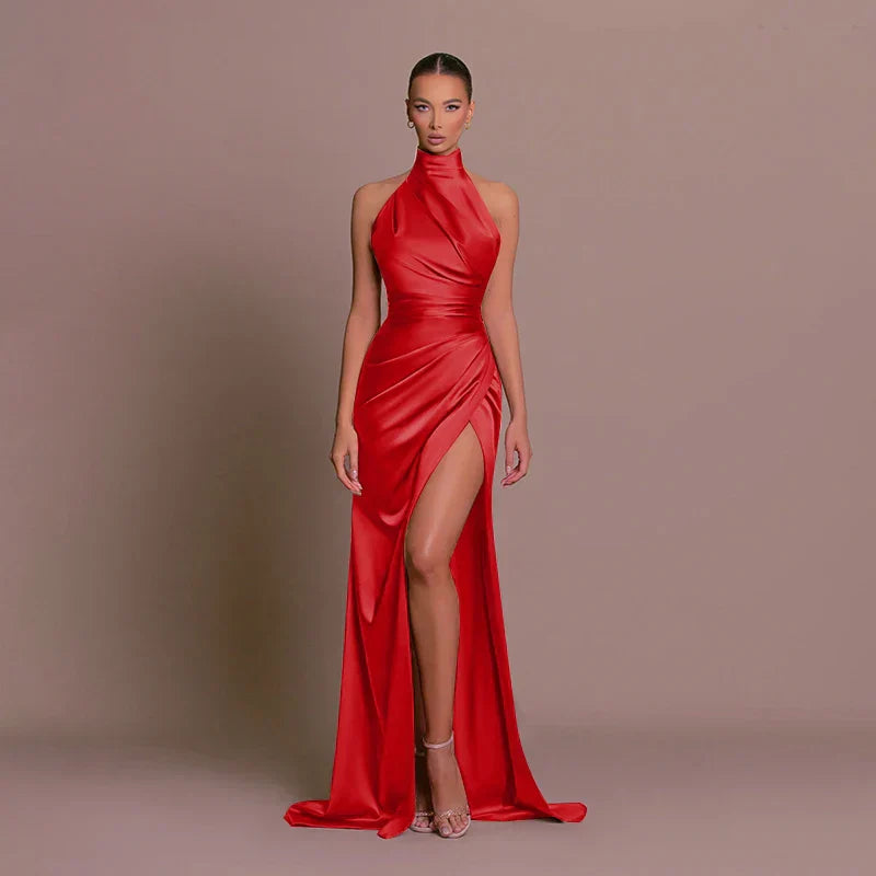 Sleek Slit Gown