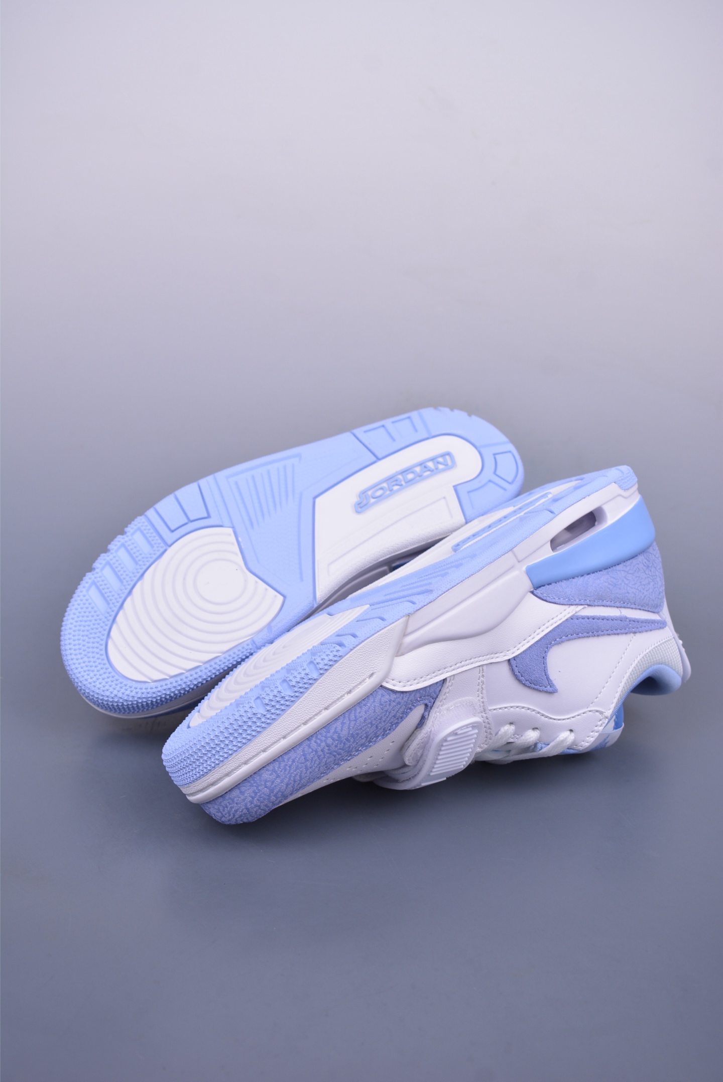 Air Jordan Legacy 312 Low basketball shoes White Card Blue FQ7827-104