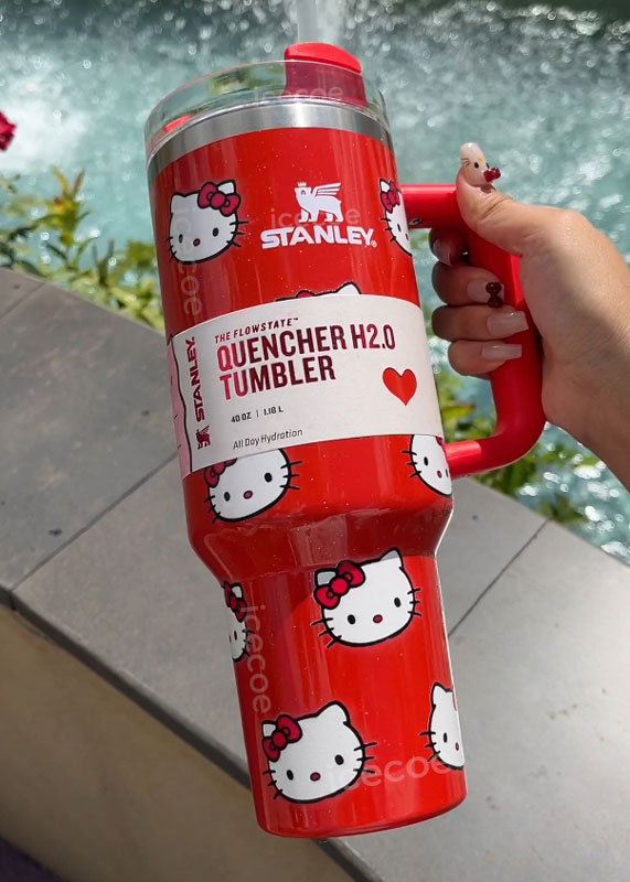 40oz Hello Kitty Stainless Steel Vacuum Insulated Tumbler 🚢Free Shipping🚢