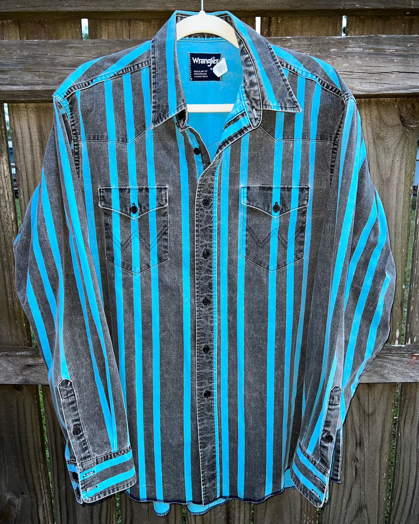Men's Vintage Western Stripe Shirt