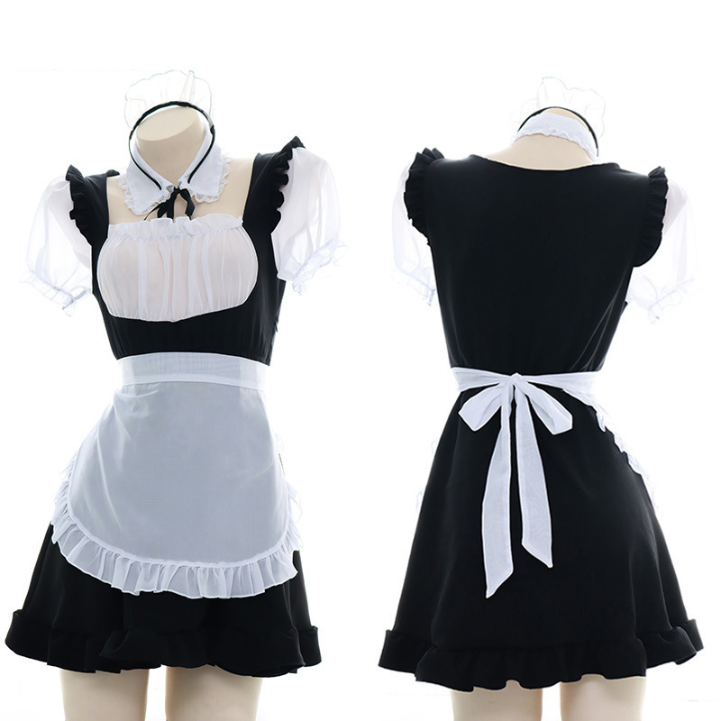Ruffle Maid Dress Nightdress Lingerie Set