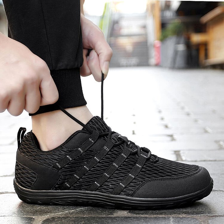 Couple Lace-Up Mesh Sneakers
