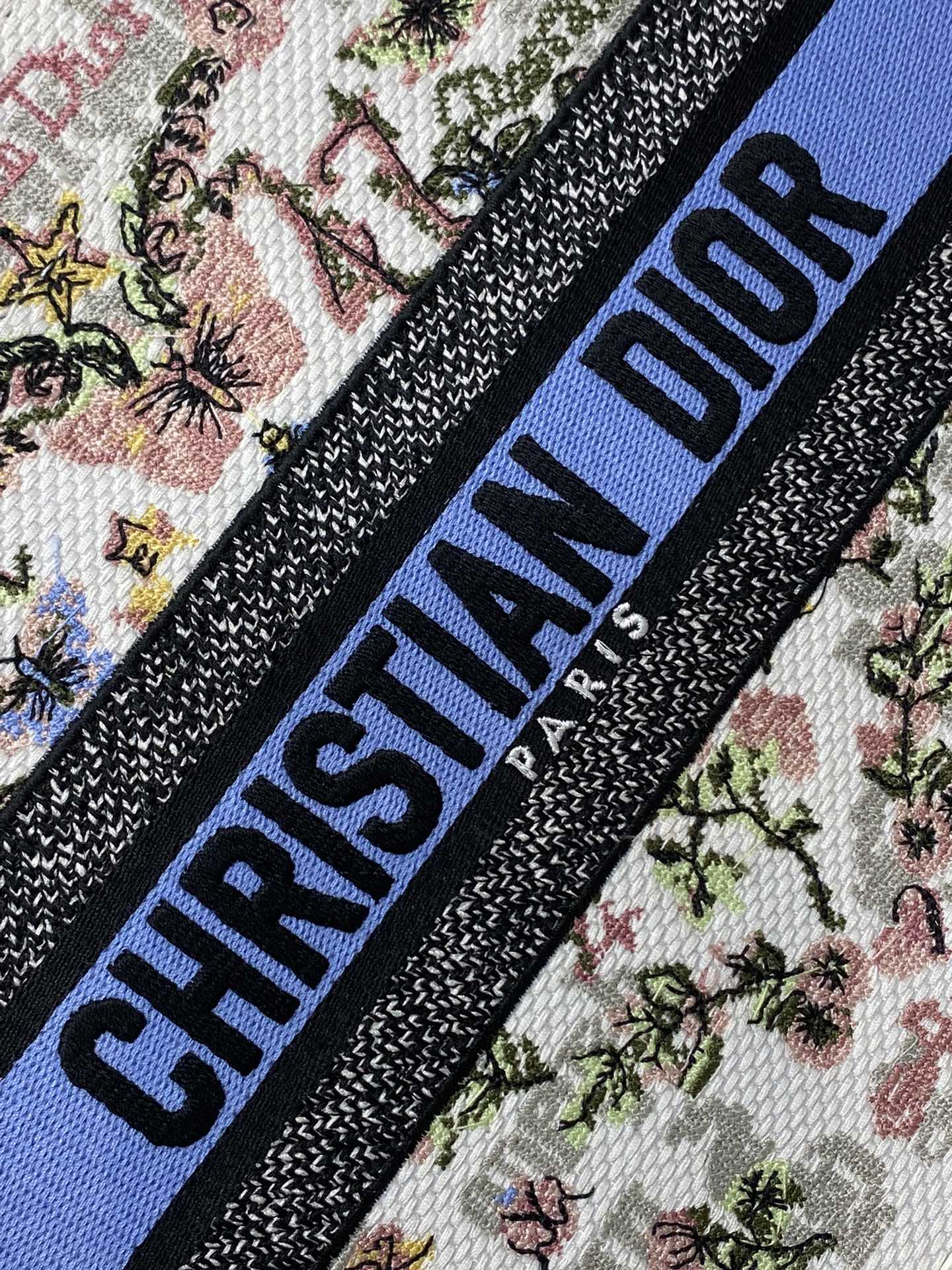 Dior tote shopping bag