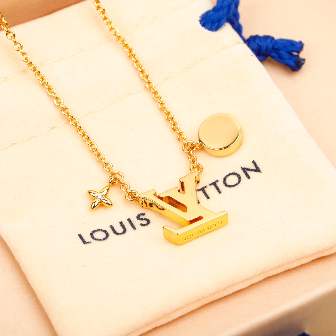 Louis Vuitton ICONIC HEART series multi-element necklace