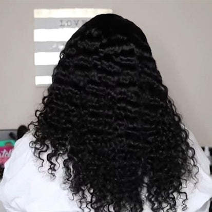 New Natural Curly Lace Front Basic Cap Wig