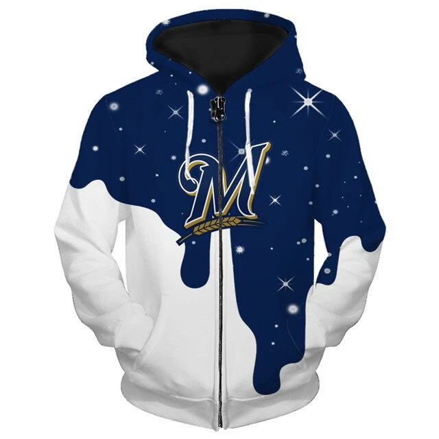 MILWAUKEE BREWERS 3D HOODIES MB005