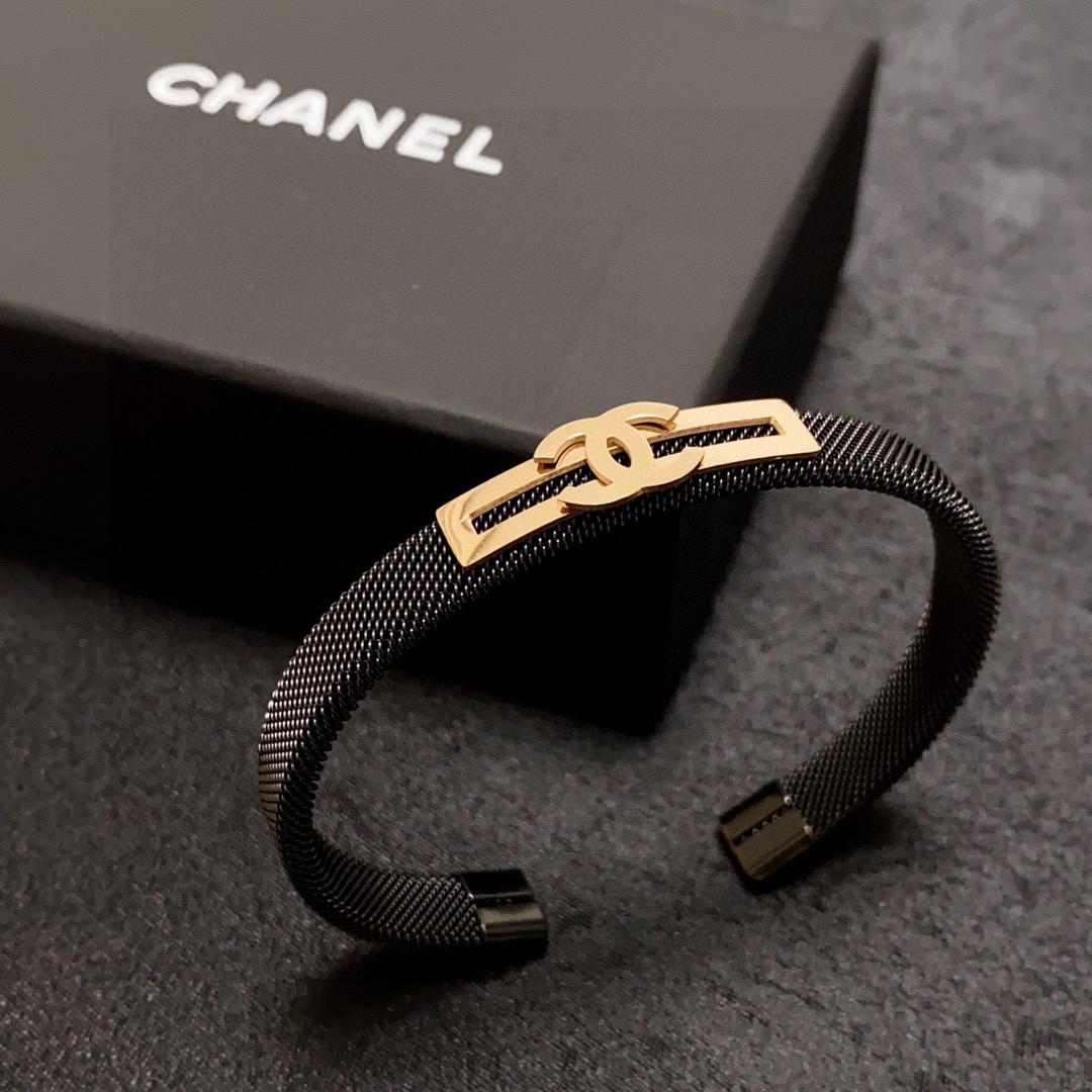 Chanel carbon black bracelet