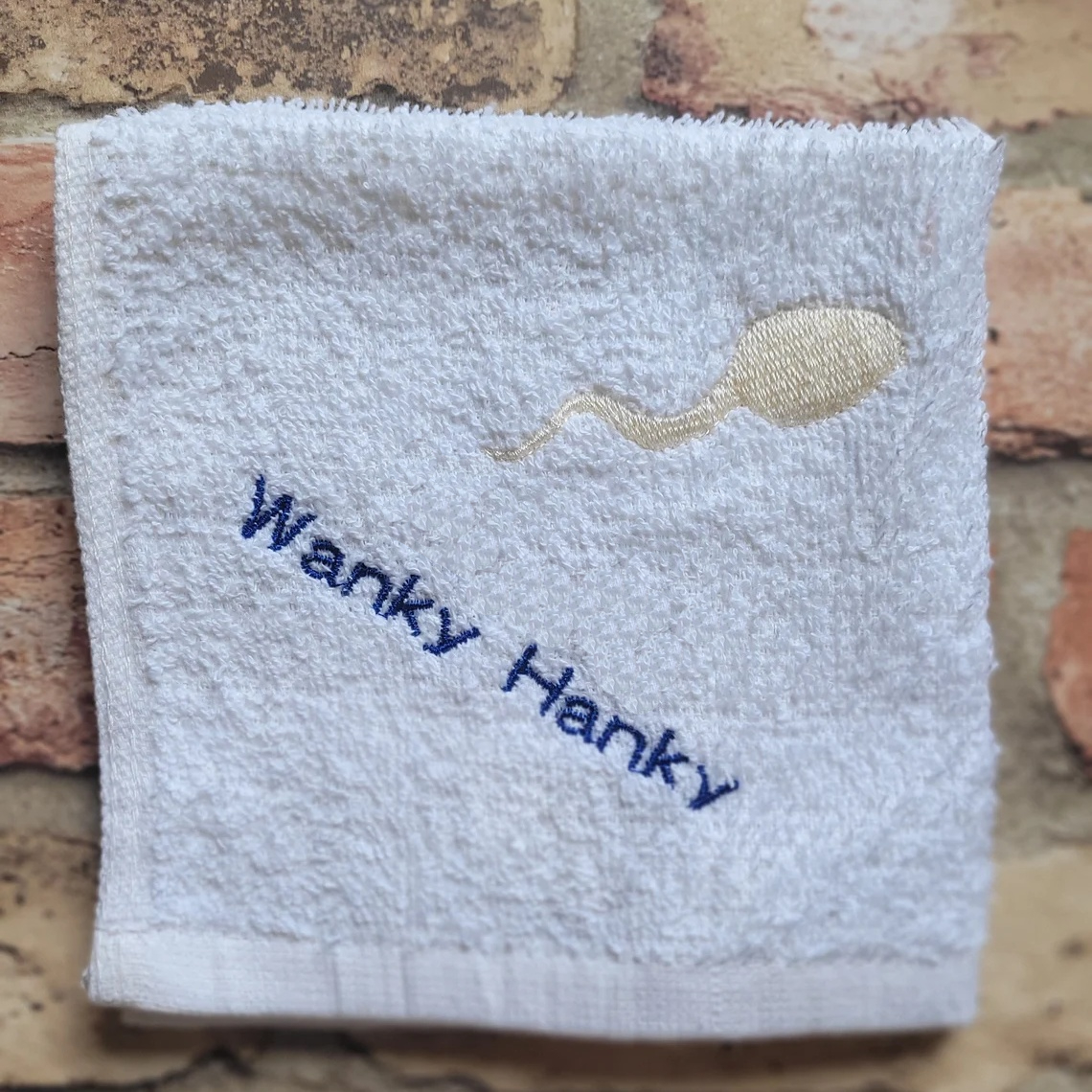Novelty Embroidered Wanky Hanky