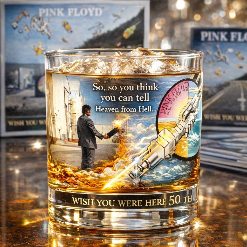 Pink Floyd – “Wish You Were Here” 50th Anniversary Whisky Glass