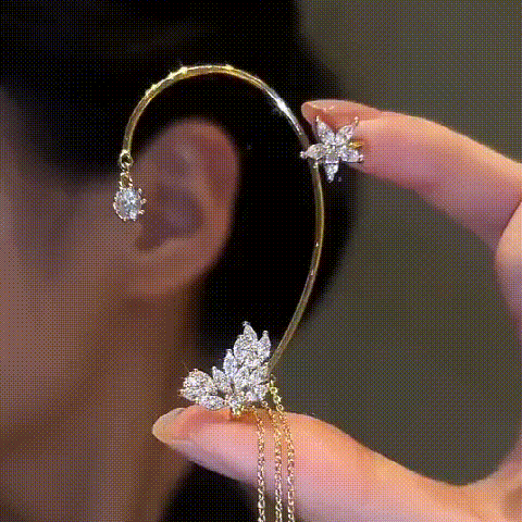🔥Last Day 50% OFF🔥✨2023 New Release! Butterfly Tassel Style Zircon Earrings