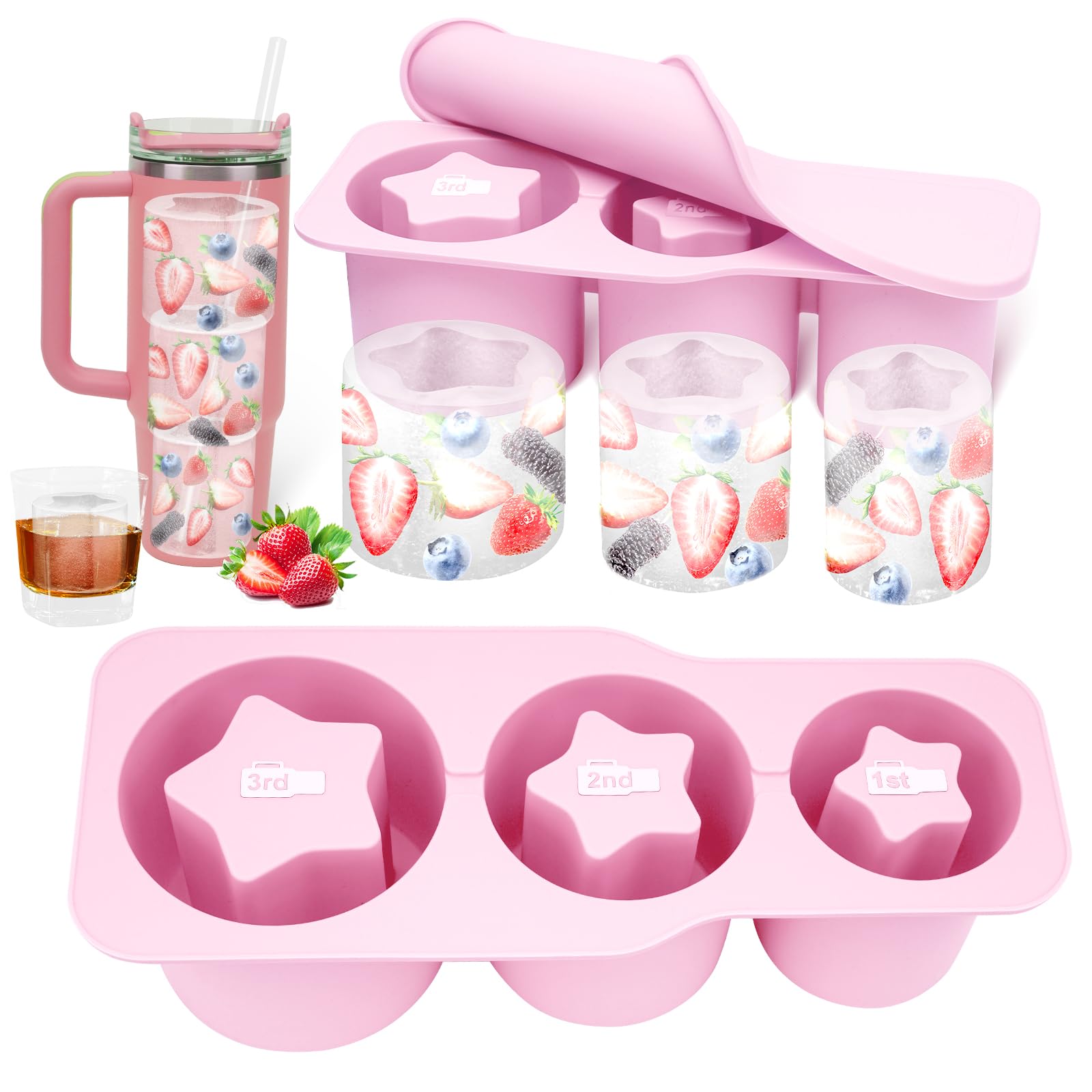Ice cube mold for Stanley 30-40 oz accessories