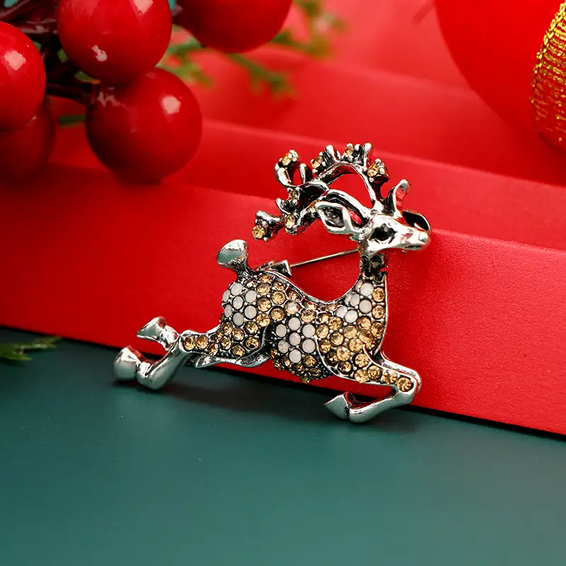 🎄🎅 Early Christmas Sale 50% OFF - Cute Christmas Themed Brooches Snowman, Reindeer, and Christmas Tree