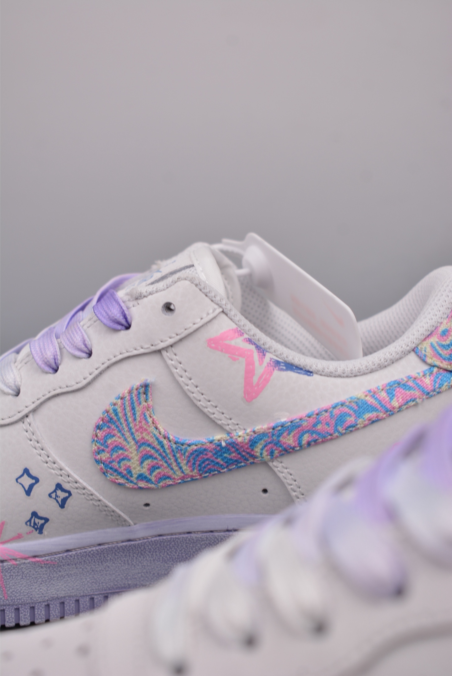Nike Air Force 1 Low 2D hand-painted graffiti CZ0377-002