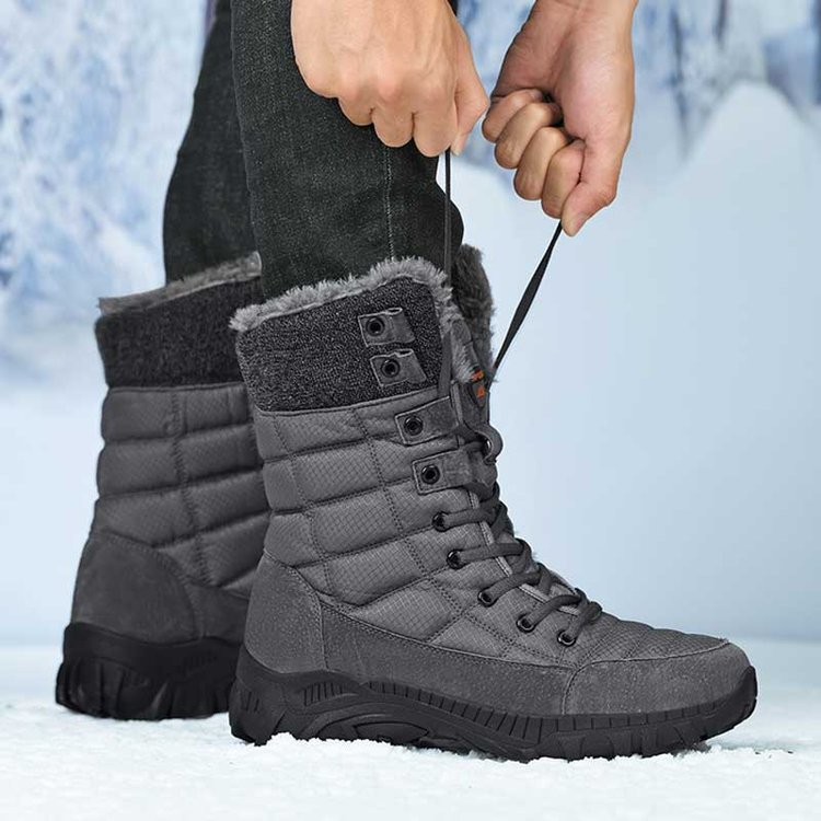 Men's Outdoor Hiking High-Top Snow Boots