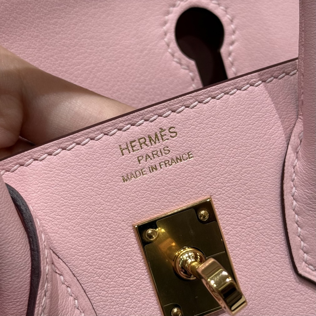 Hermes Birkin 3QRose Sakura Handbag (Handmade to Order)