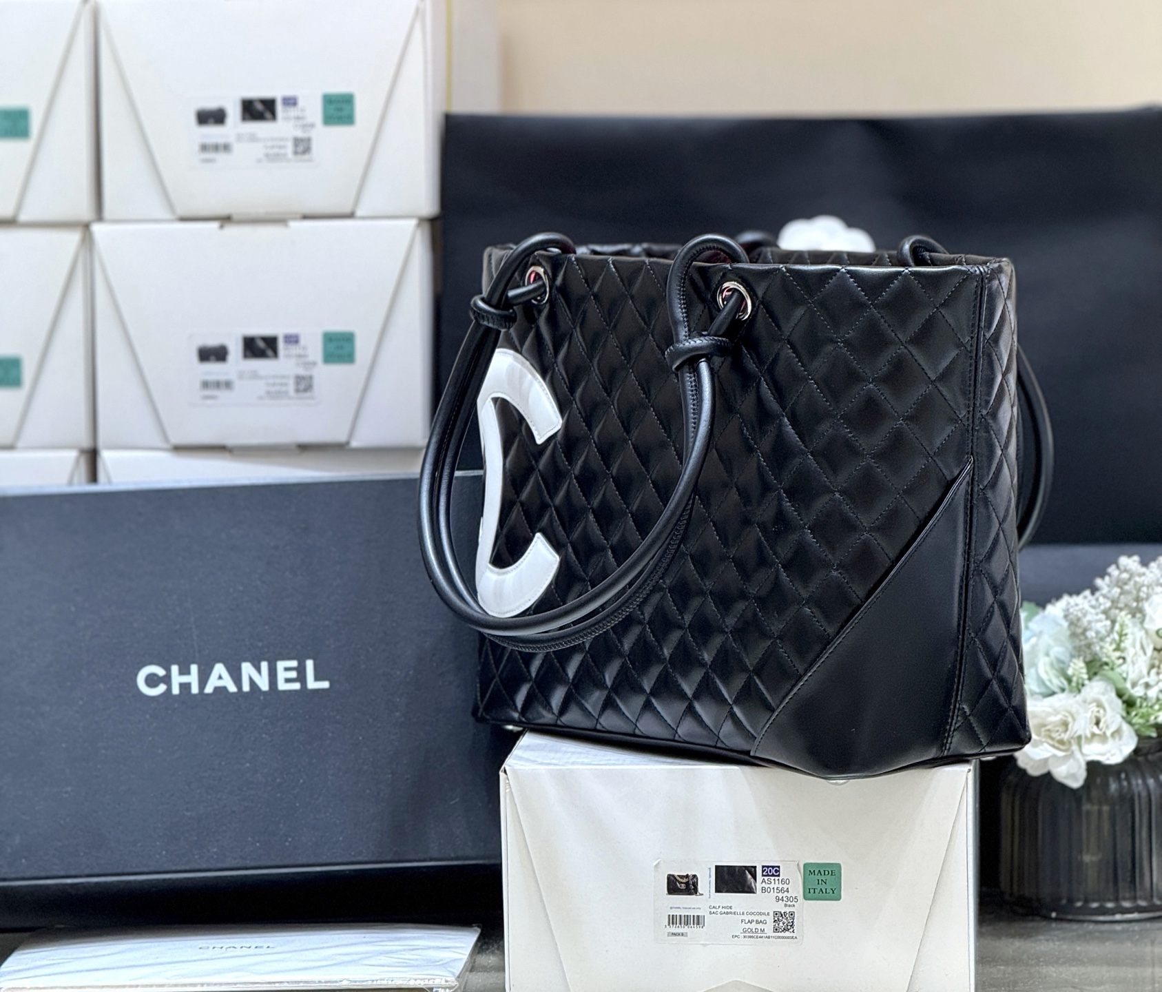 Chanel used Cambon tote A29795 00158