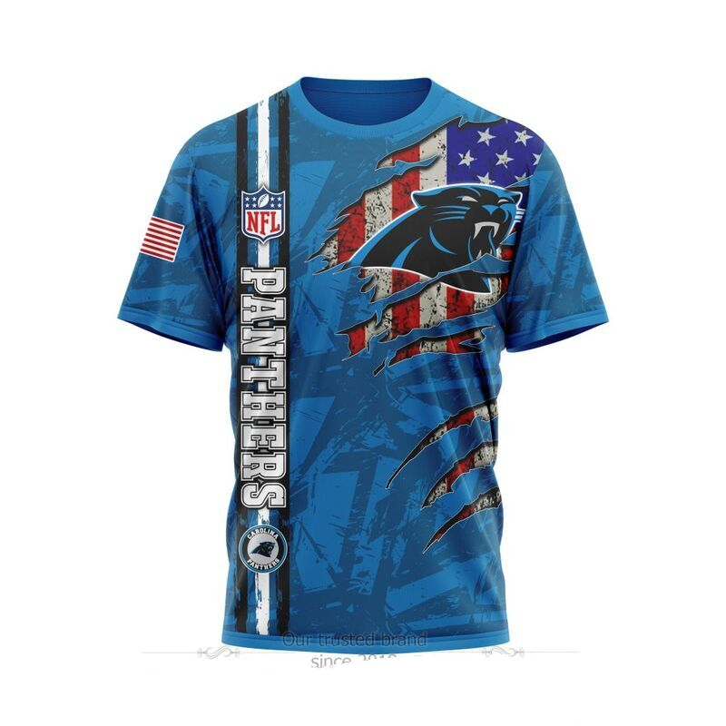 CAROLINA PANTHERS 3D HOODIE SKULL0802