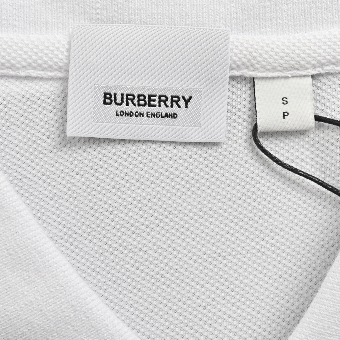 Burberry 24ss Warhorse Plaid Access Control Polo Short Sleeve