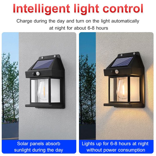 💥Last Day Promotion-[SAVE 50% OFF]--Solar lamp tungsten wall lamp--BUY 2 GET FREE SHIPPING NOW!!!