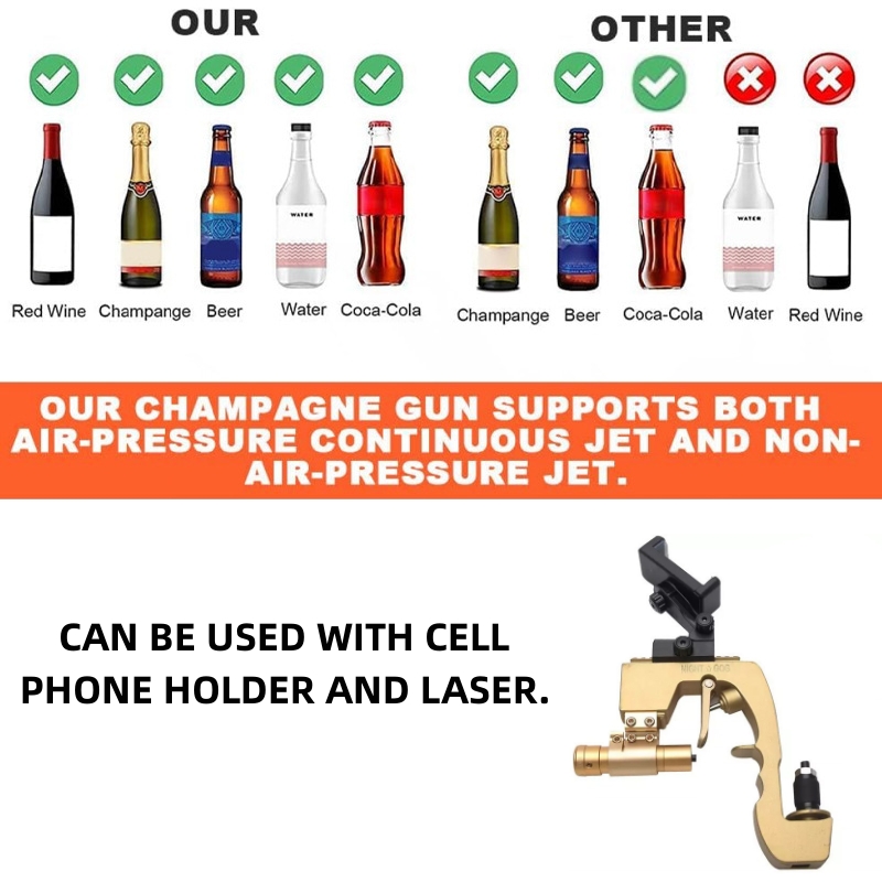 New Champagne Gun Sprayer