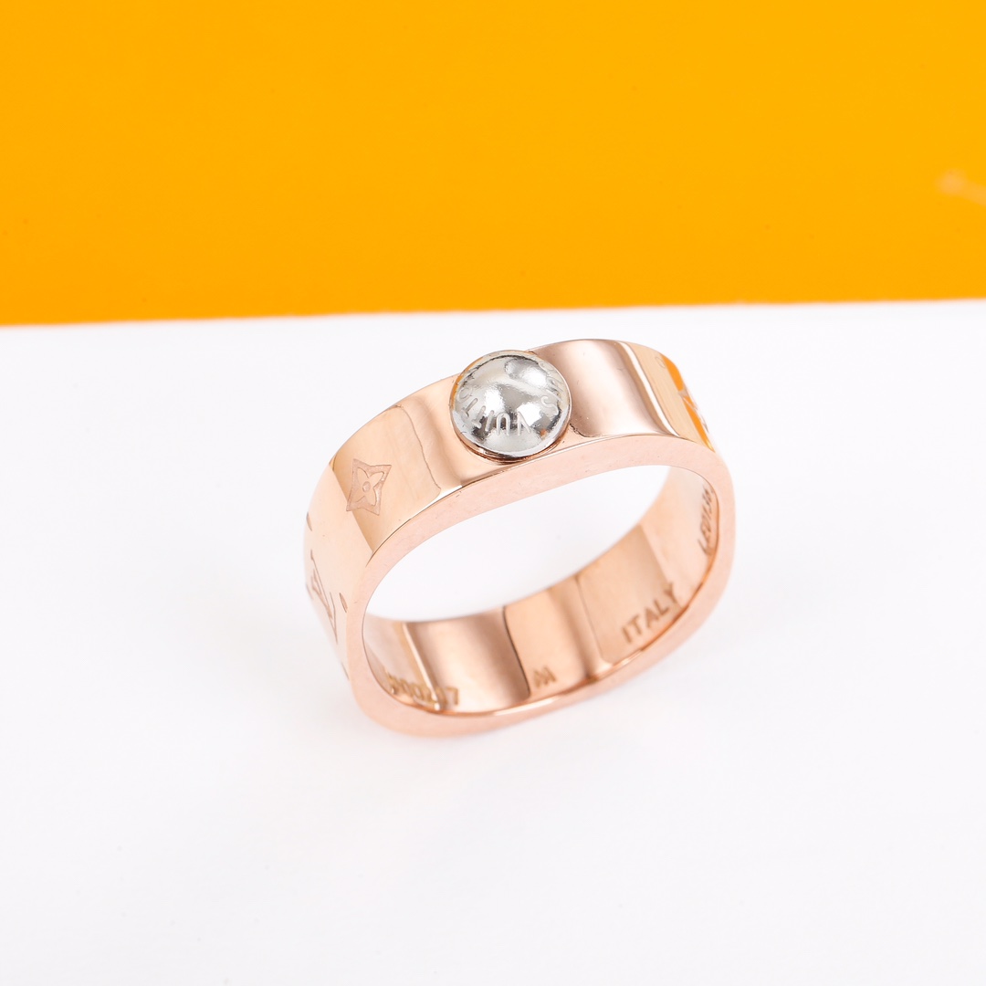 Louis Vuitton Square Couple Ring