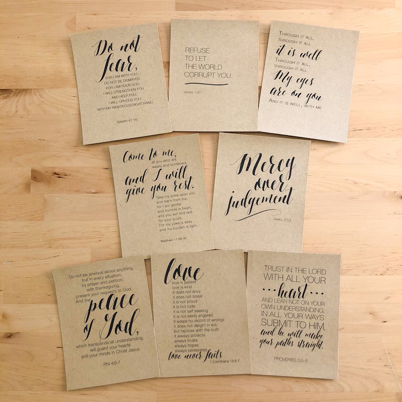 Bible Cards | Inspirational Decorations to Brighten the Soul