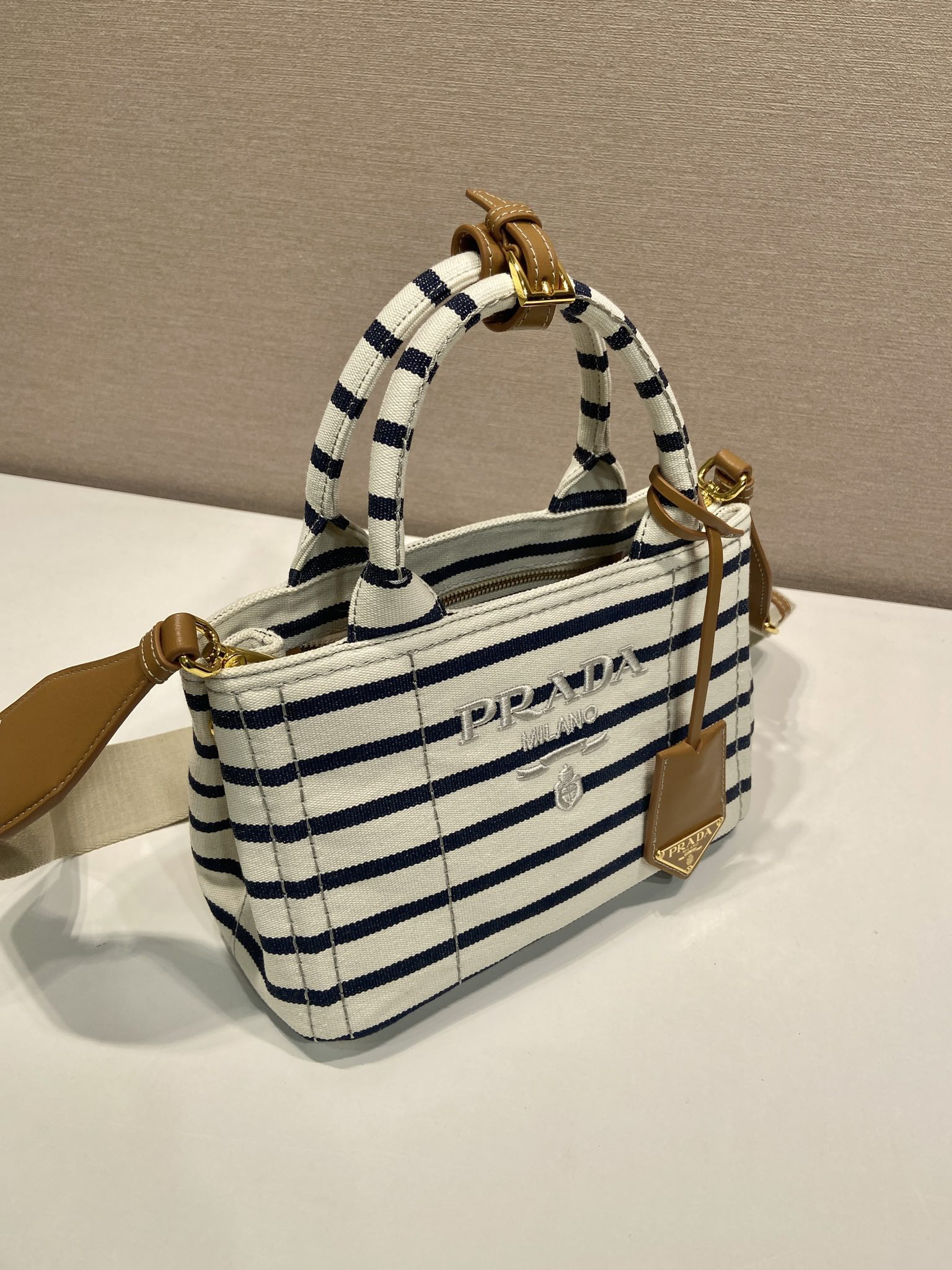 Prada Canvas Mini Bag 1BA038
