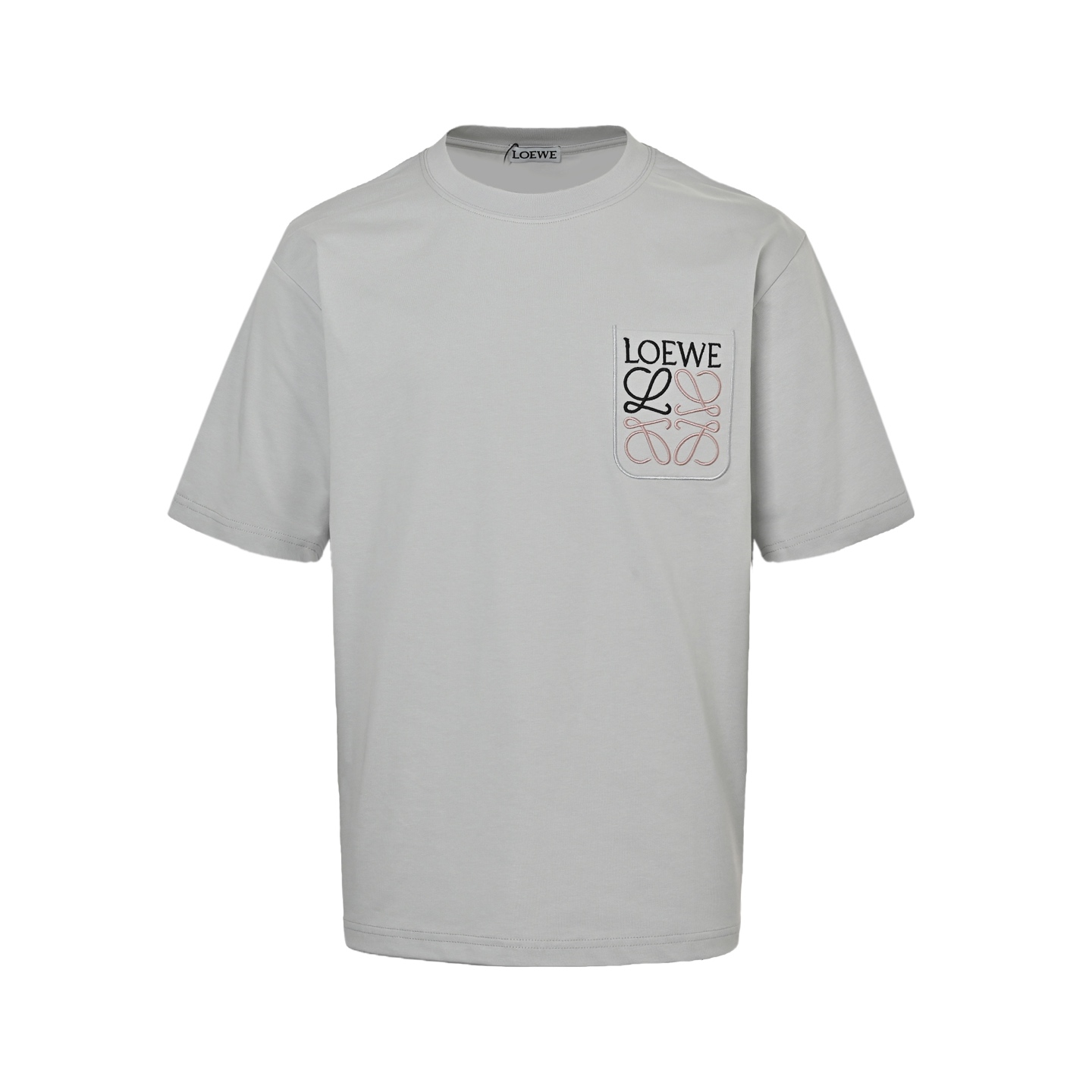 Loewe Contrast Embroidered Pocket Logo Short Sleeve