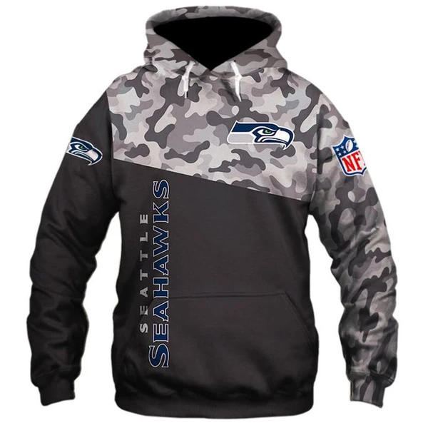 SEATTLE SEAHAWKS 3D MILITARY
