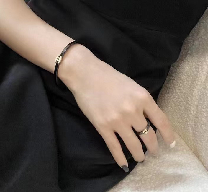 Chanel carbon black bracelet