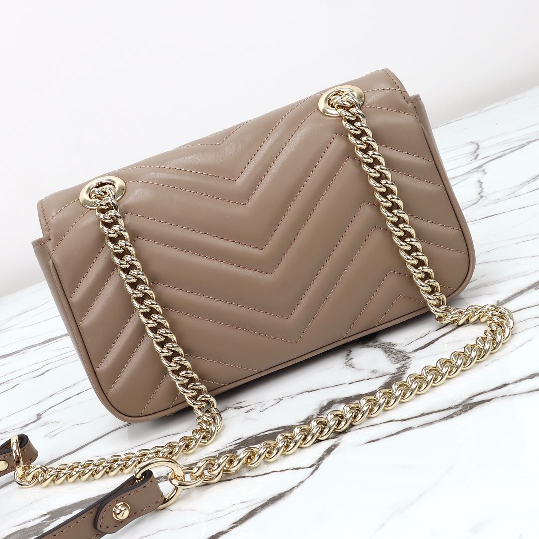 Gucci GG Marmont small shoulder bag 446744 AAER0 1523