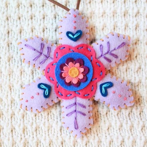 🎄Early Christmas Sale - 50% OFF🔥Christmas Snowflake Felt Ornament/Ornament Kit