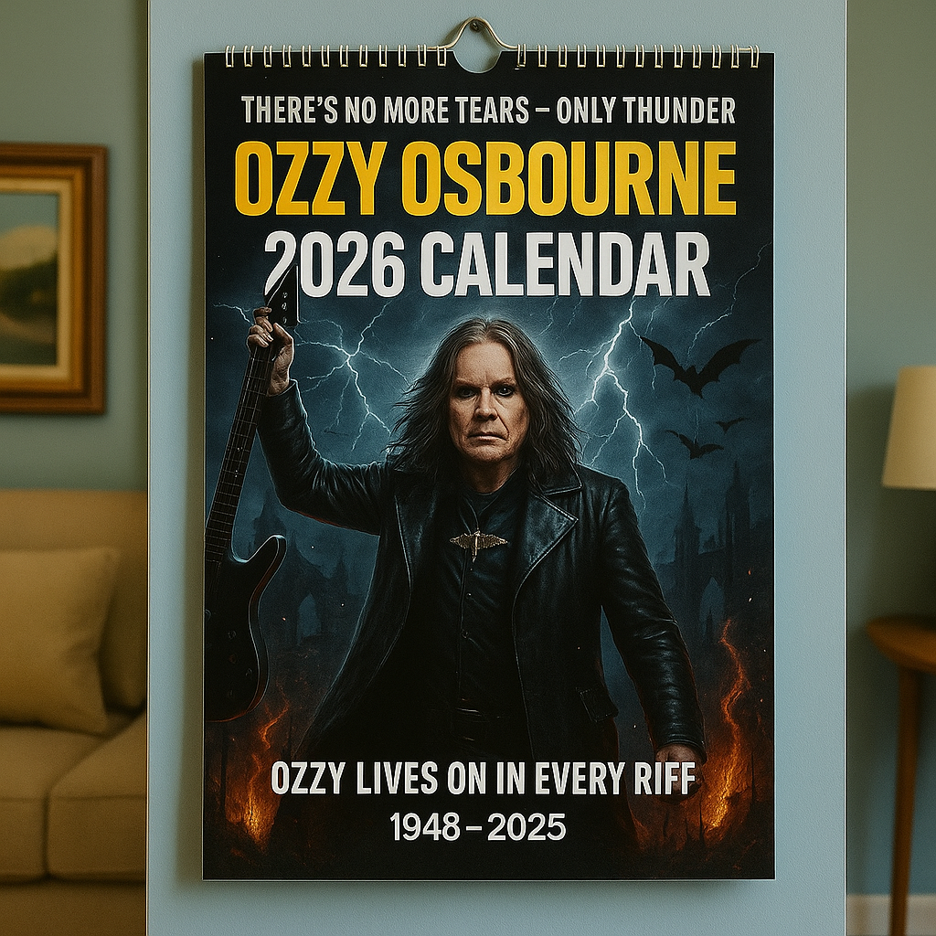 🖤Ozzy Osbourne Memorial Calendar