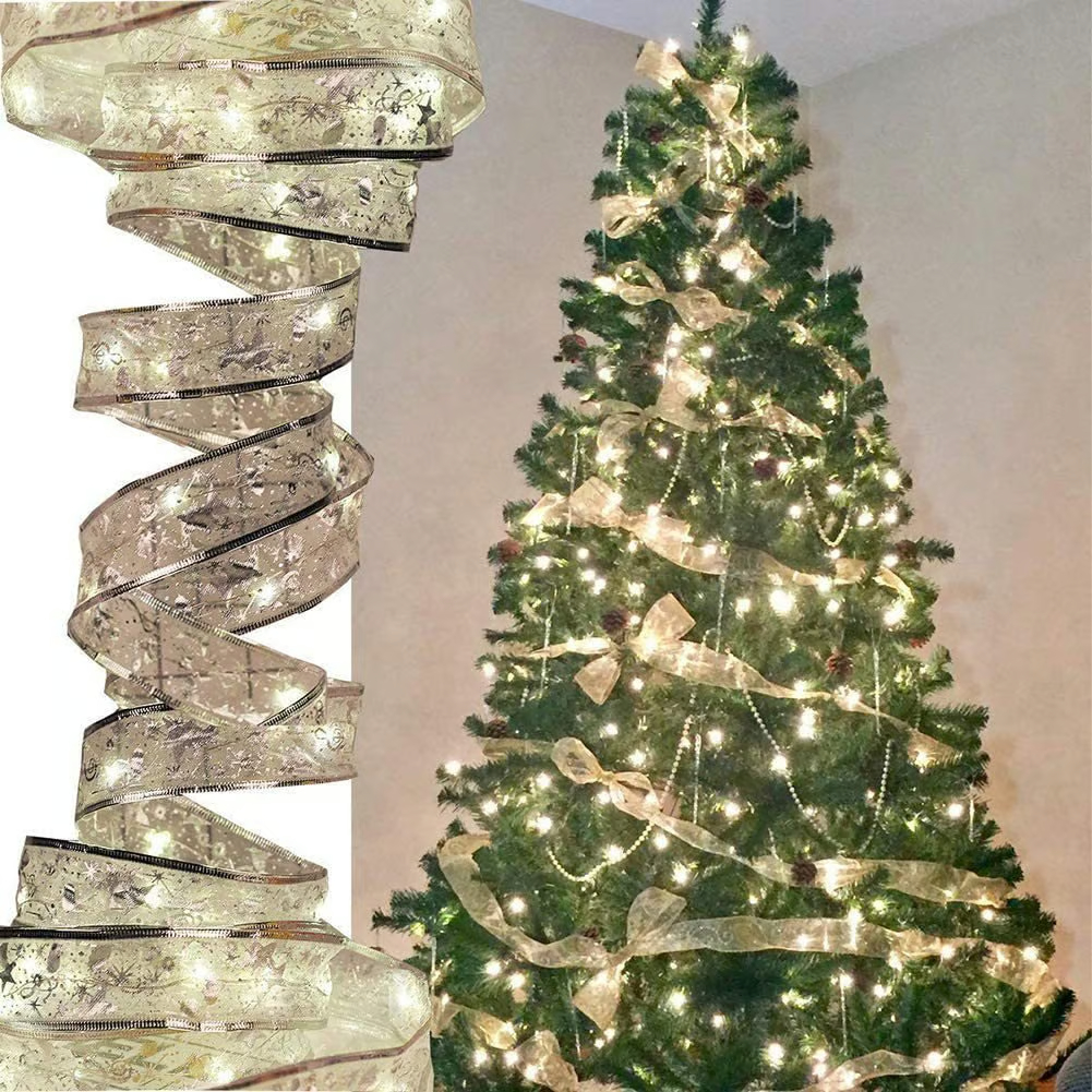 🎄Early Christmas Sale 49% OFF🎄Christmas Ribbon Fairy Lights