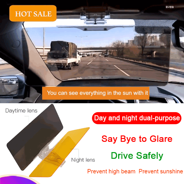 (🔥Father's Day Hot Sale-Save 50%OFF)-🚗Day and Night Anti-Glare Car Windshield Visor-BUY 1 GET 1 FREE