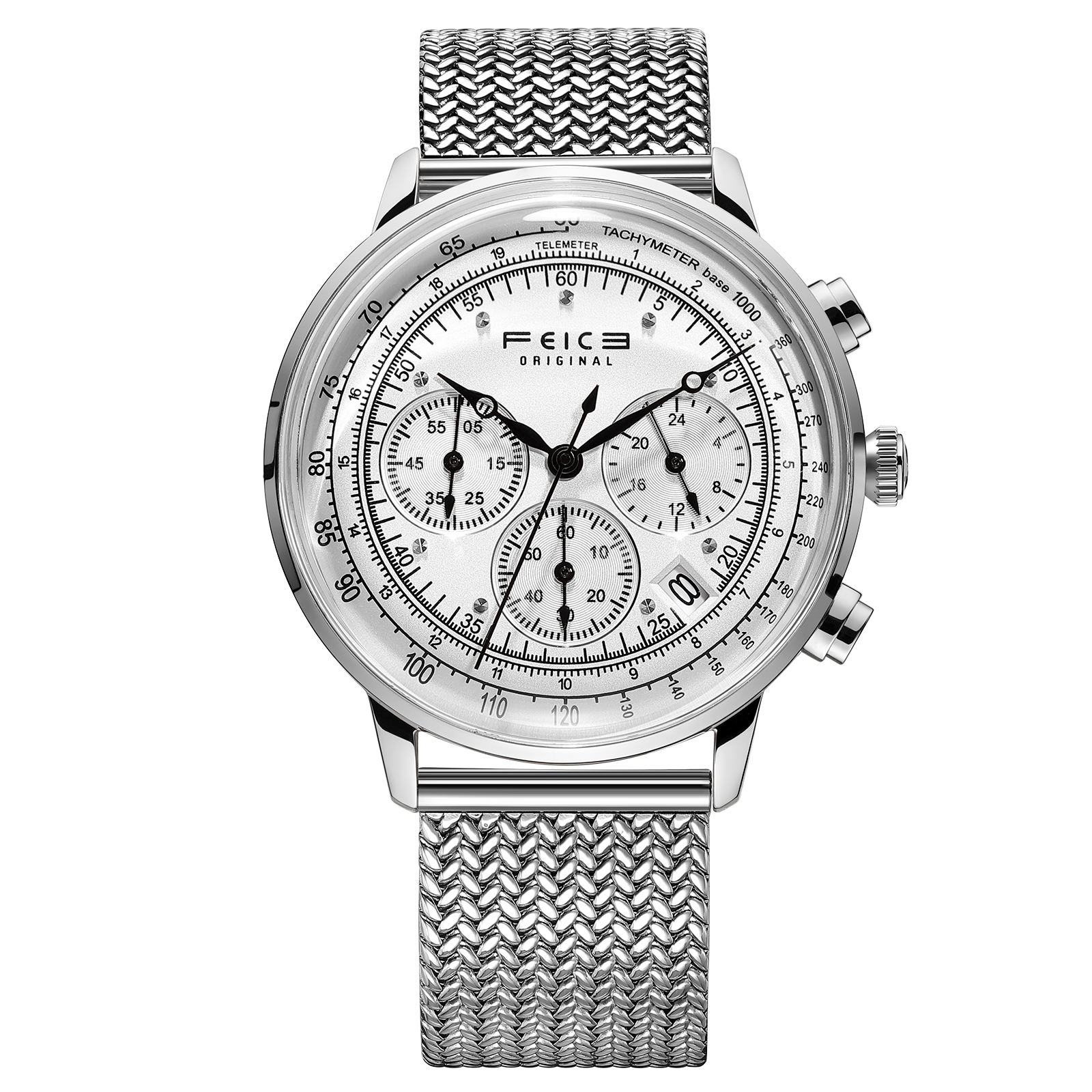 FEICE FS303 Men's Wrist Watch with Japanese Quartz Movement Date Multi