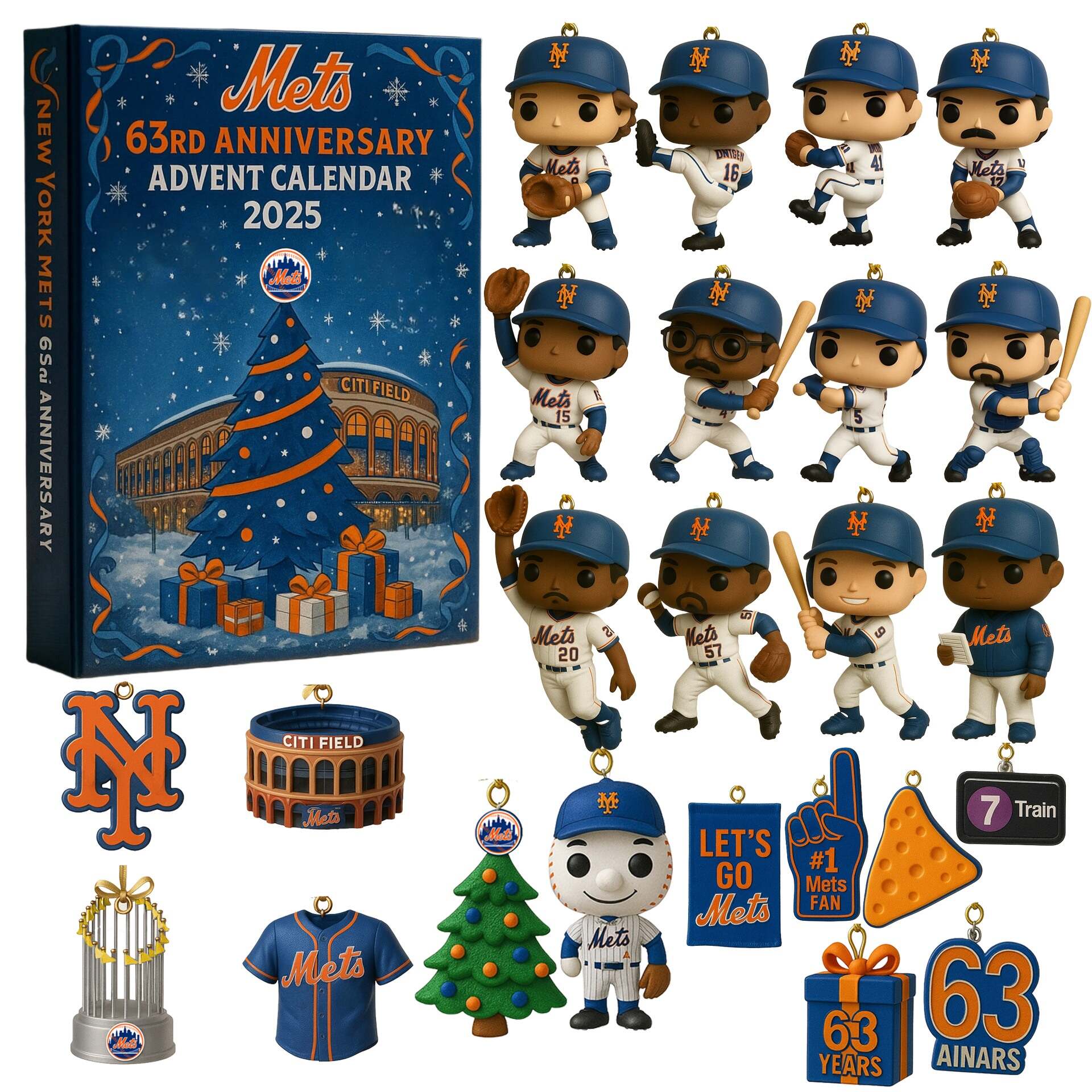 New York Mets 63rd Anniversary Advent Calendar 2025