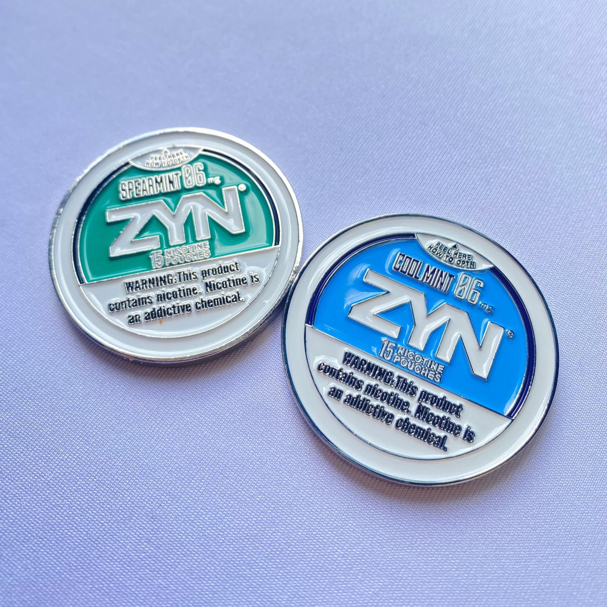 Zyn Challenge Coin | Ball marker, Challenge Coin, Golf Marker