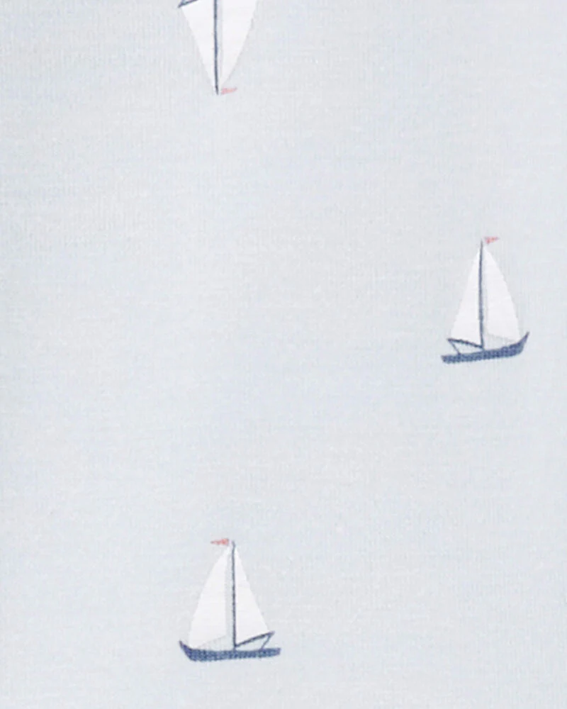 Carter's 1-Piece Sailboat PurelySoft Footie Pyjamas