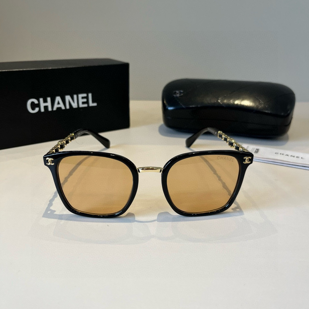 Chanel round frame sunglasses