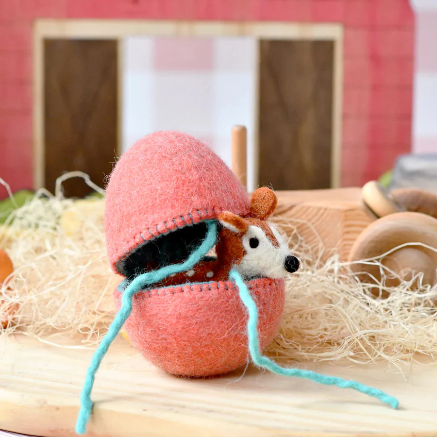 Handmade Felt Surprise Egg with Mini Animal For Easter,Mom's Day🔥Buy 3 Free Shipping