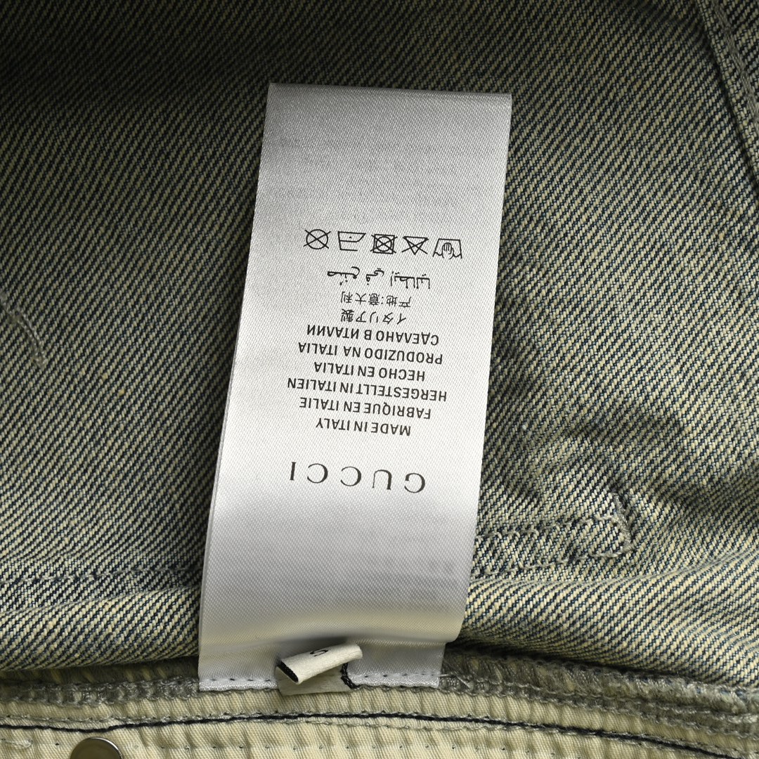 Gucci Side Pocket Faux Hem Jeans