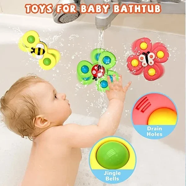 (Summer Hot Sale - Now 49% off) 🔥Suction cup rotating toys are a must-have for growing babies