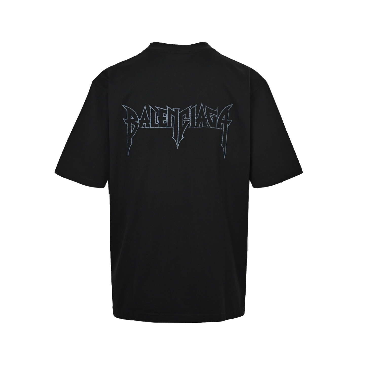 Balenciaga Eiffel Tower Night View Printed Short Sleeve