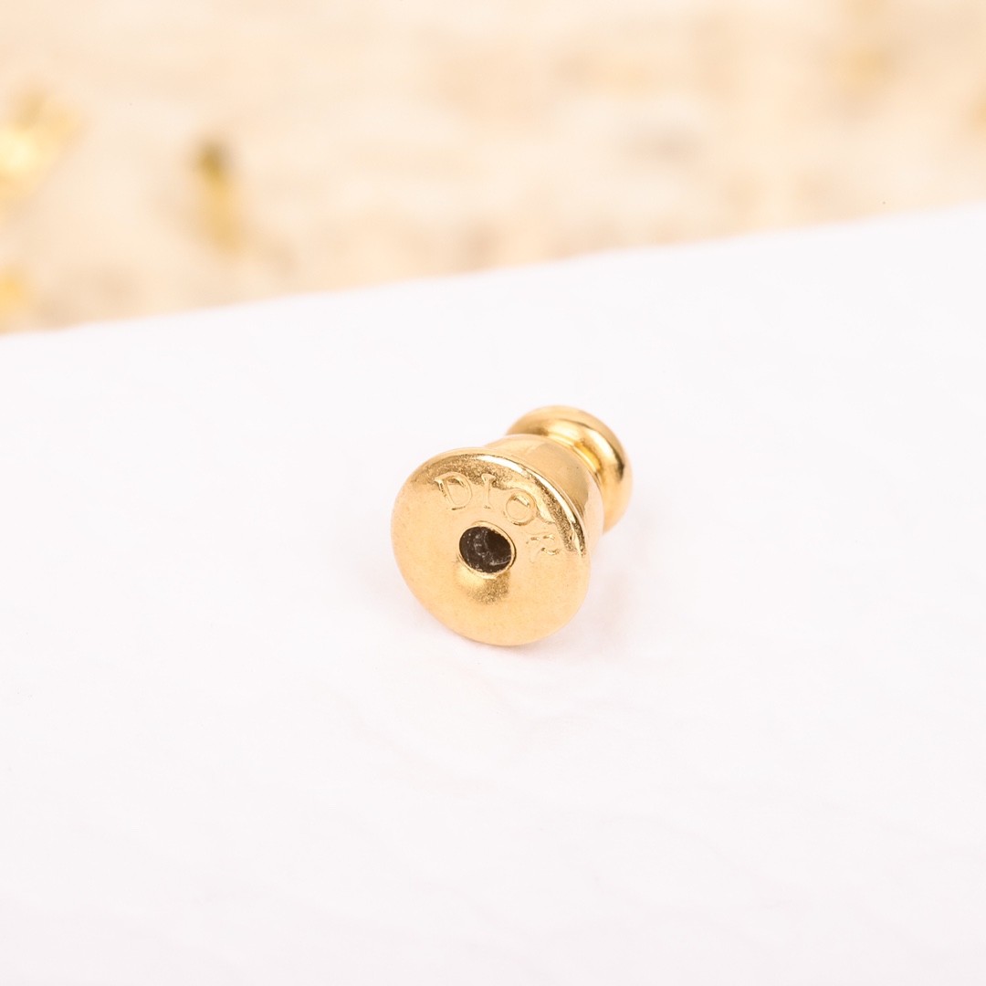 Dior Sunflower CD Earrings