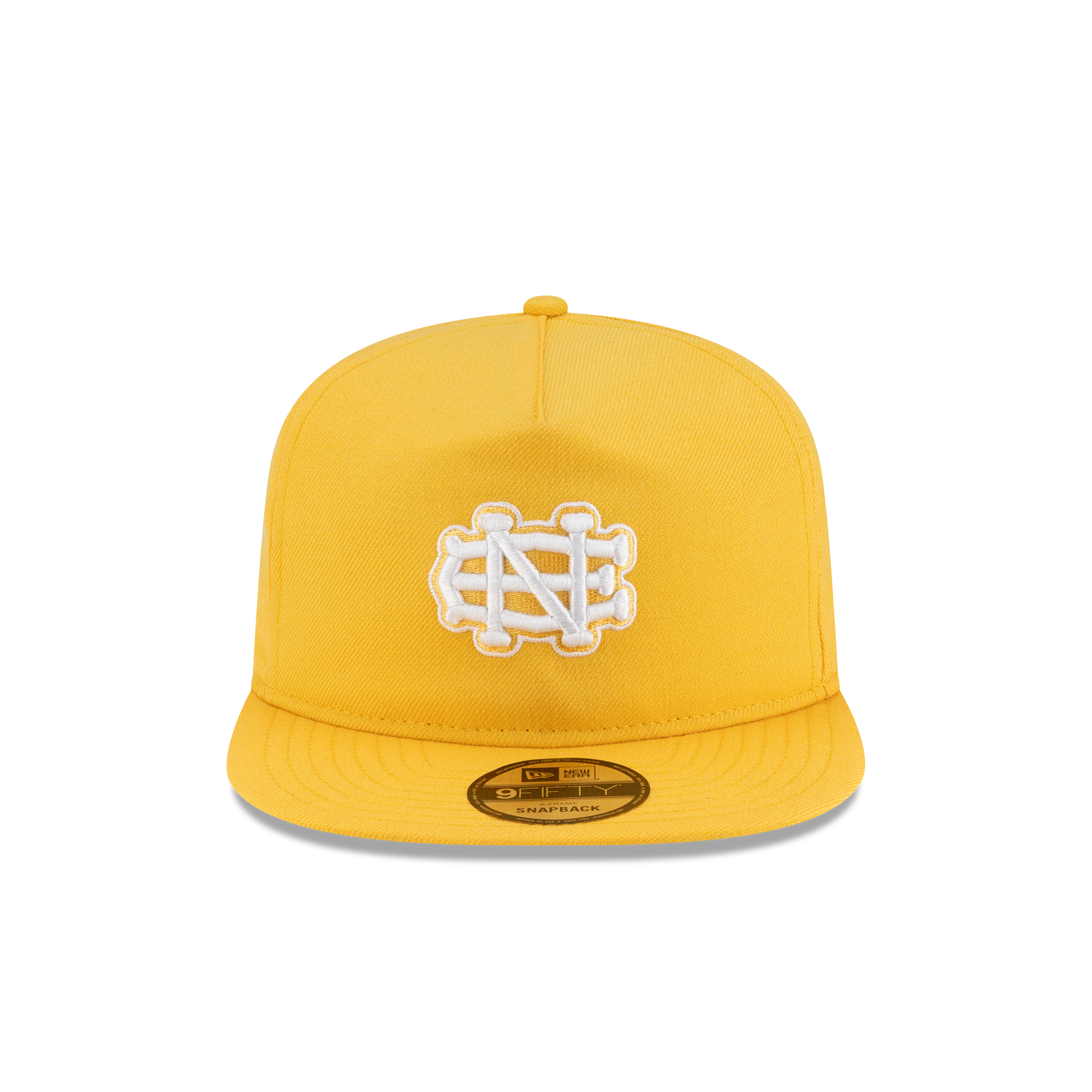 New Era Branded A Gold Skeletal 9FIFTY A-Frame Snapback Hat