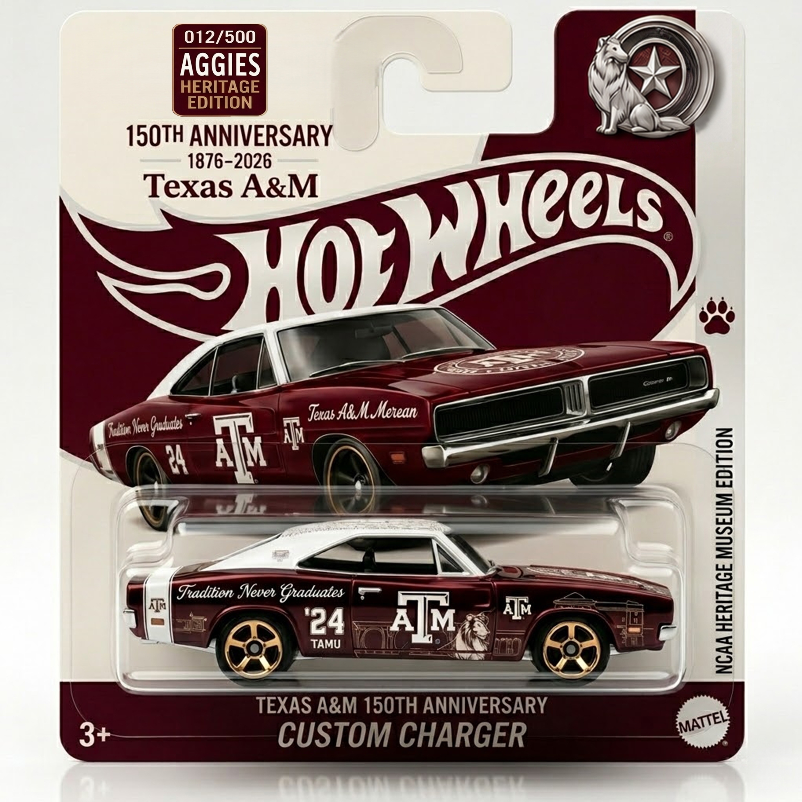 🤠 Texas A&M 150th Anniversary Custom Charger