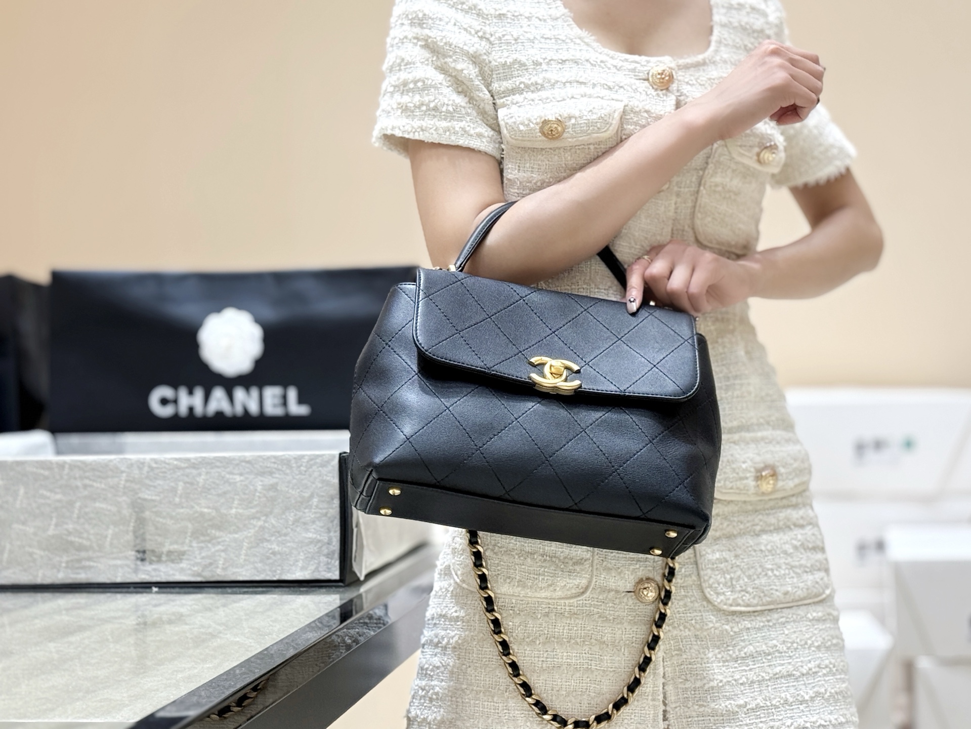 Chanel 25S Spring/Summer Collection Handle Briefcase AS5467 00148