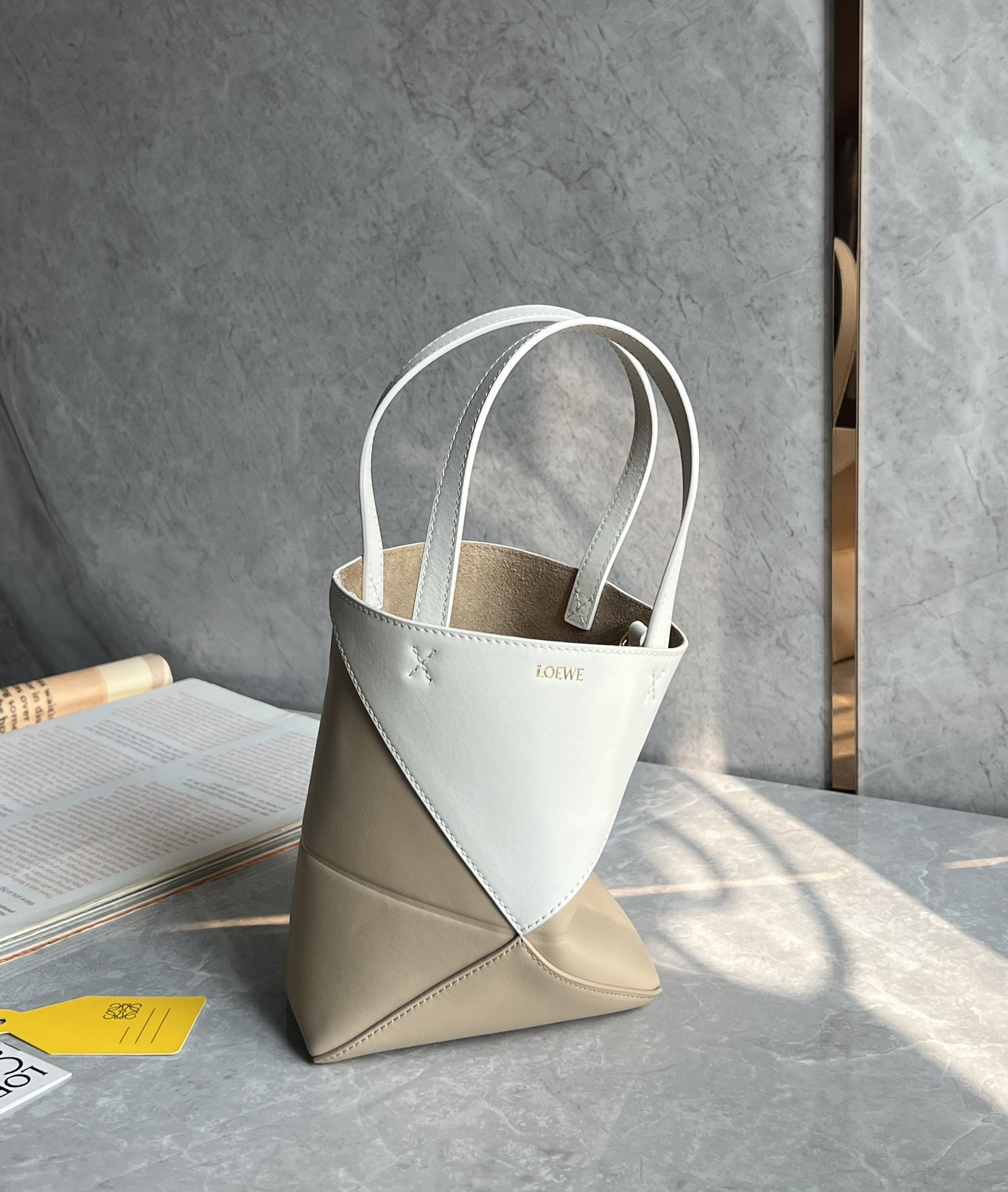 Loewe zzle fold series foldable tote bag 0695