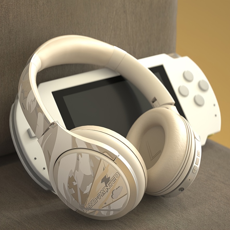 Headset Head-mounted Wireless ANC Active Noise Cancellation Compatible With Gaming,mobile Phone